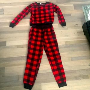 Buffalo plaid pajama set